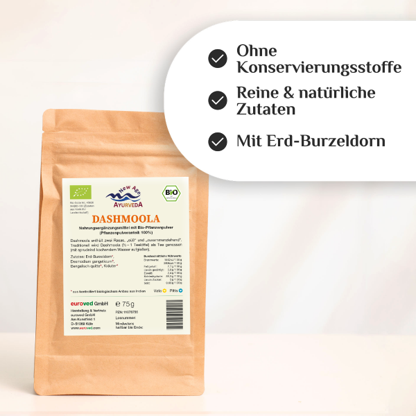 Bio Dashmoola Ayurvedisches-Pflanzenpulver-Zubereitung (Pflanzenpulveranteil: 100%)