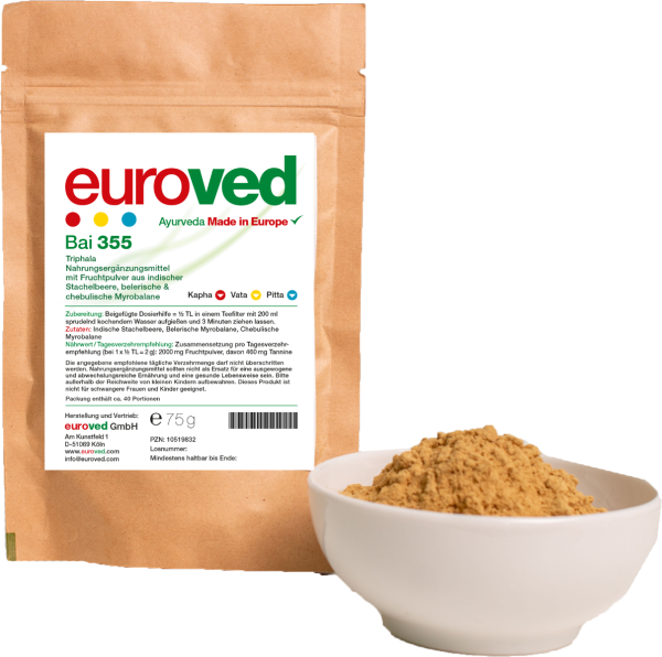 Bai 355 Nahrungsergänzungsmittel - Triphala Fruchtpulver