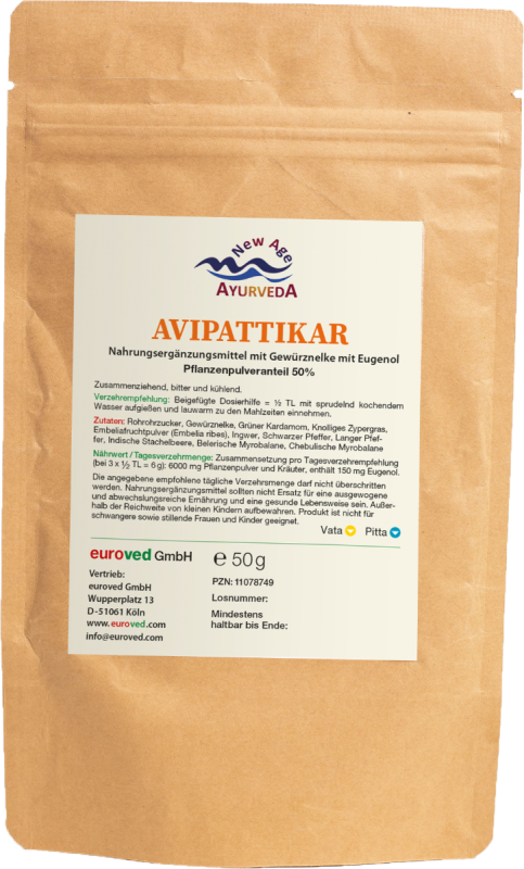 Avipattikar Nahrungsergänzungsmittel mit Gewürznelke