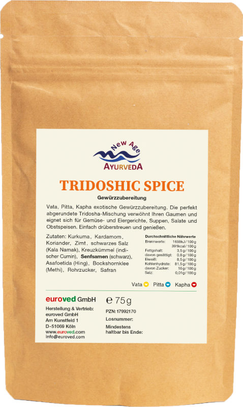 Tridoshic Gewürzzubereitung